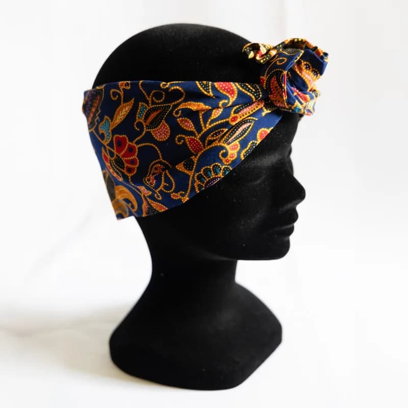 Wired wrap headband